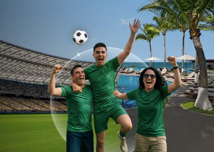 FEEL THE EXCITEMENT OF SOCCER AT KRYSTAL Krystal® Beach Acapulco FEEL THE EXCITEMENT OF SOCCER AT KRYSTAL Krystal® Beach Acapulco